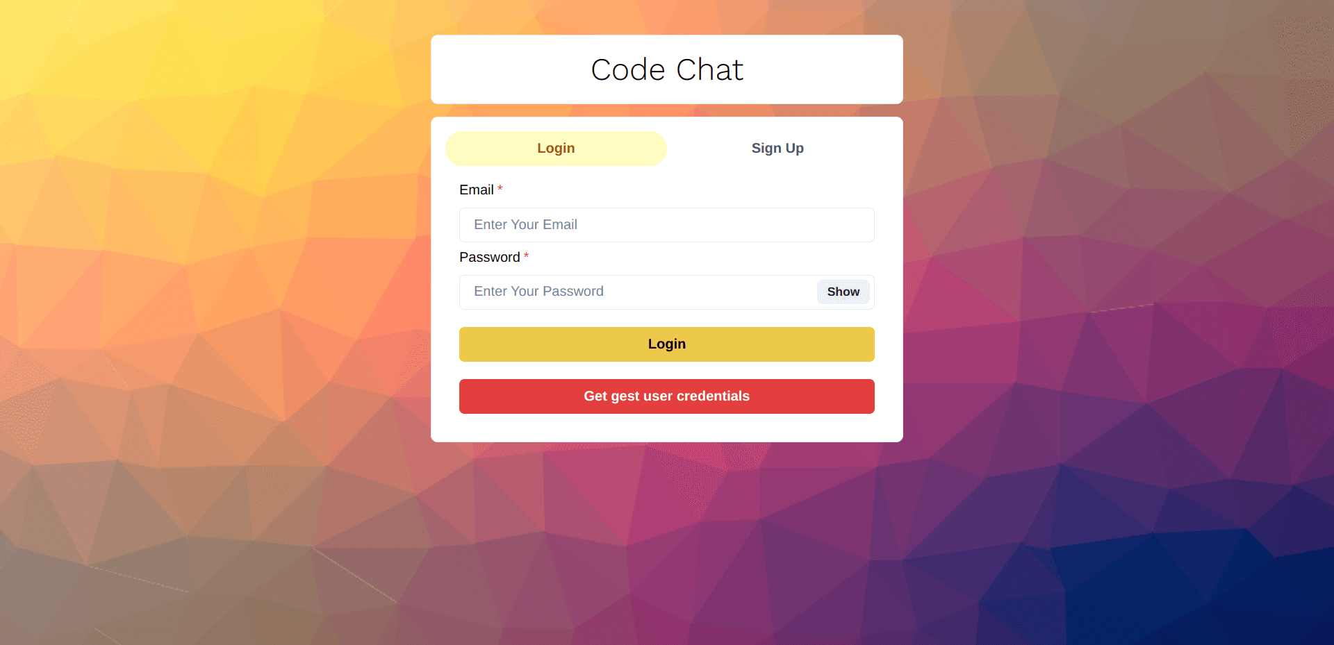 MERN Stack-based Chat Application